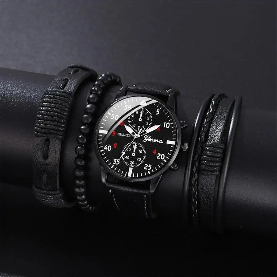 Men's Watches & Bracelets Sets,