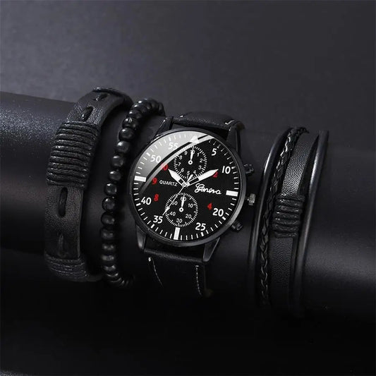 Men's Watches & Bracelets Sets,